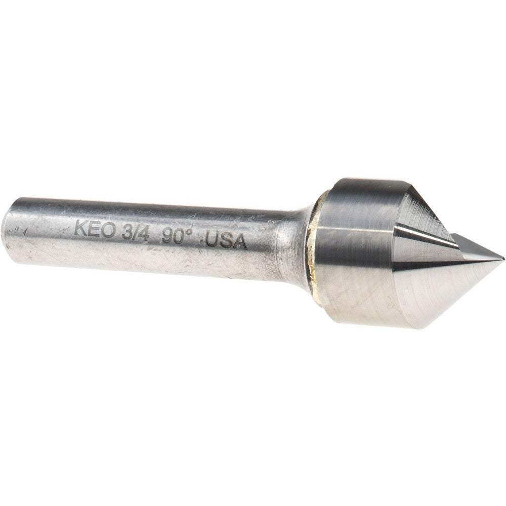 Keo 919-000-961 Countersink 3/4" Head Dia, 90.00 deg Included Angle, 1 Flute, Solid Carbide, Right Hand Cut