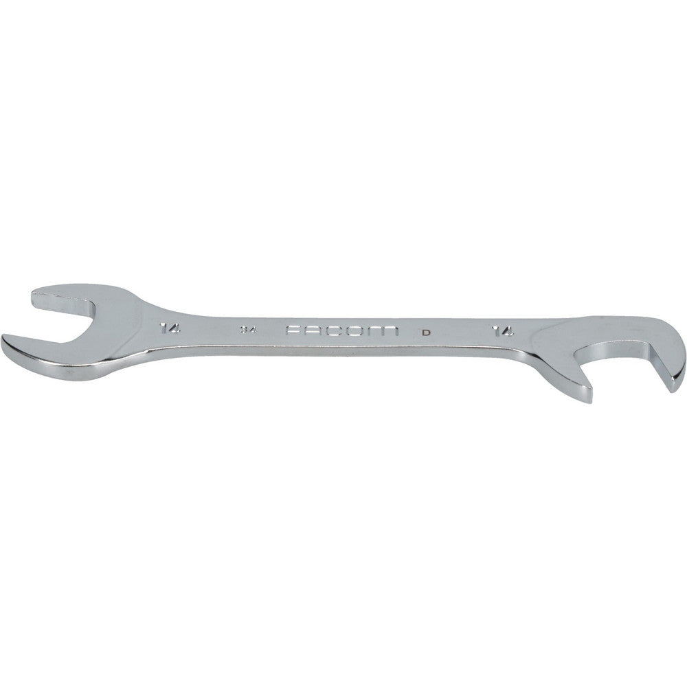Facom 34.14 Extra Thin Open End Wrench Double End Head, 14 mm, Double Ended