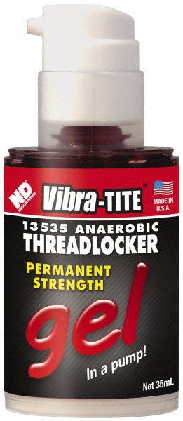 Vibra-Tite 13535 Threadlocker Red, Gel 35 mL, Bottle