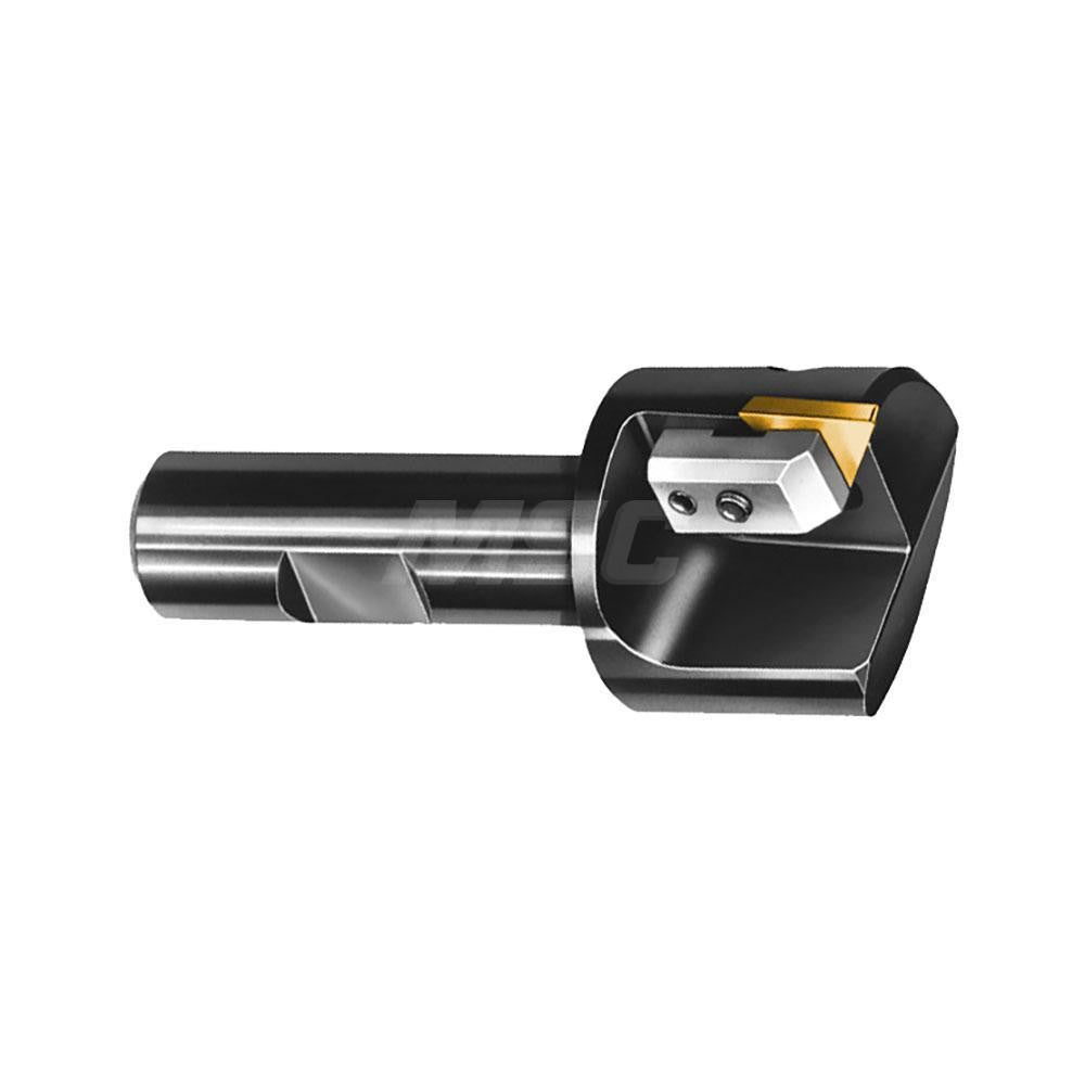 APT KT200-34 2" Cutting Diam, 3/4" Shank Diam, TPG 32 Insert, Indexable Fly Cutter