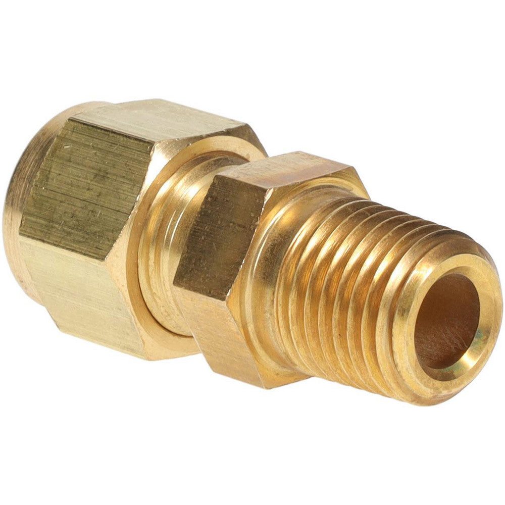 Parker 6MSC4N-B Compression Tube Connector 1/4" Thread, Compression x MNPT