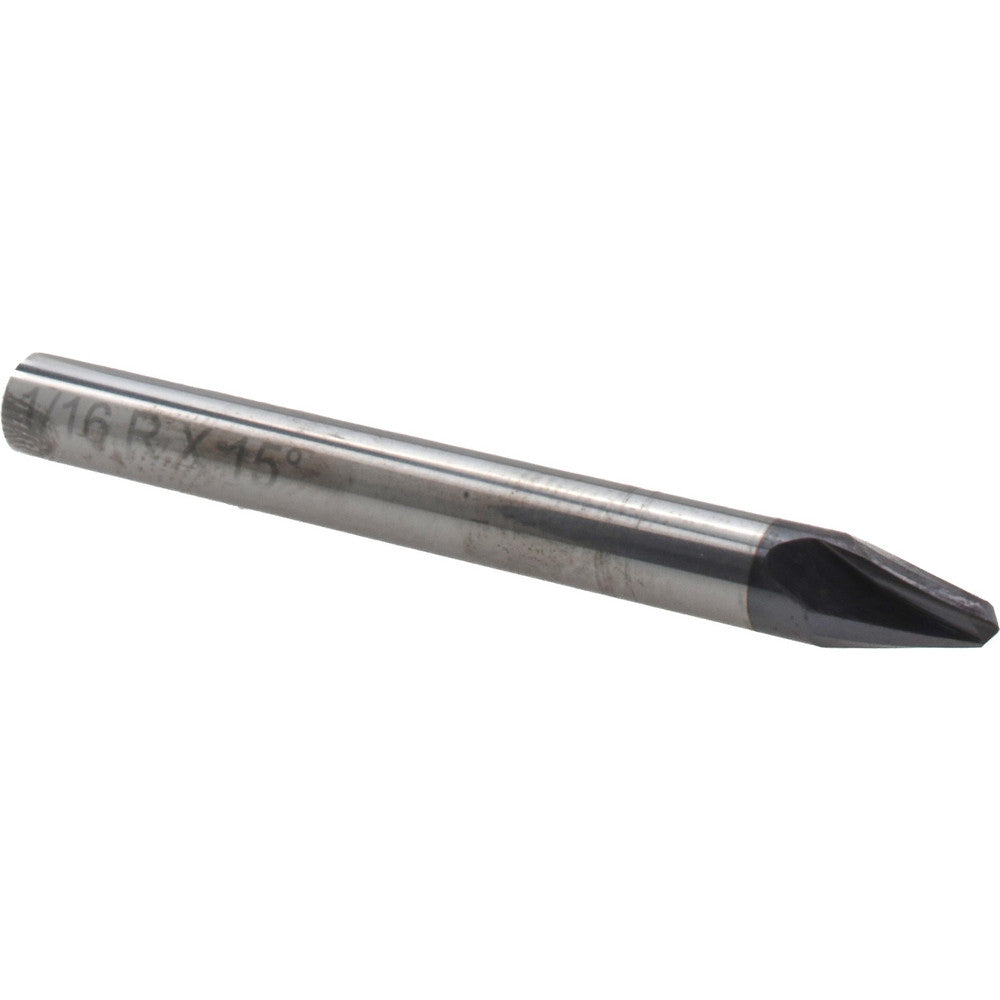 Harvey Tool 75104-C3 Tapered End Mill 15 deg Angle per Side, 0.1240" Small Dia, 0.2890" LOC, 2 Flute, Solid Carbide, Ball End
