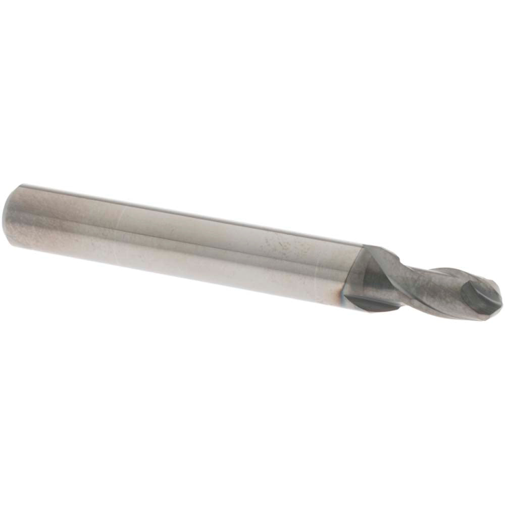 OSG 90100911 Ball End Mill 3/16" Dia, 9/32" LOC, 2 Flute, Solid Carbide