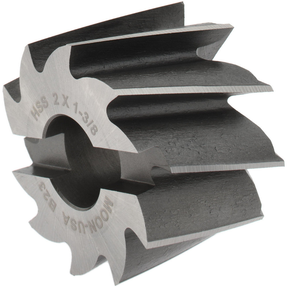 MOON CUTTERS CO. SH210-R 2" 10-Flute High Speed Steel Finisher Shell End Mill