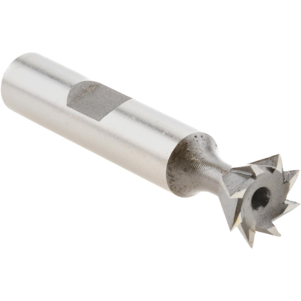 Made in USA Milling Cutters DT500-60 Dovetail Cutter 60 &deg, 1/2" Cut Dia, 7/32" Cut Width, High Speed Steel