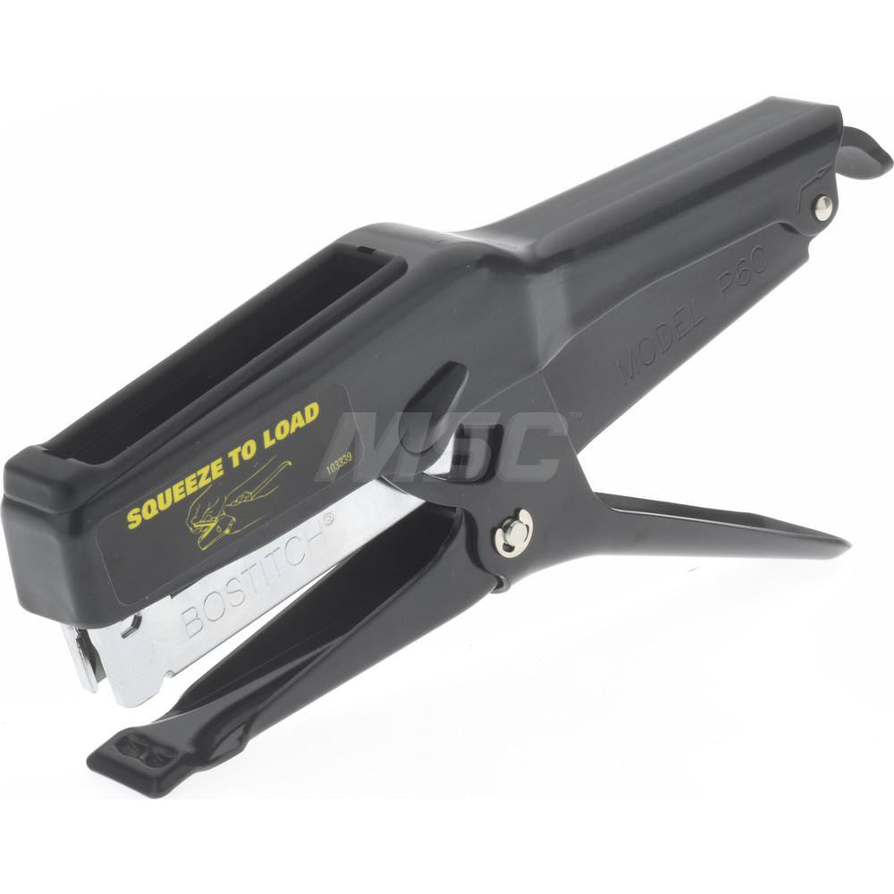 Stanley Bostitch P6C-8 Manual Industrial Staplers Type Plier Stapler  Material Aluminum Steel  Staple Size 3/8  Staple Size (Inch) 3/8  Throat Size (Decimal Inch) 0.44  Crown Size (Inch) 3/8