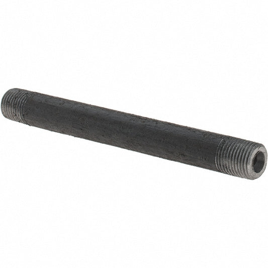 Anvil 0330501206 Black Pipe Nipple 1/8" Dia x 3-1/2" Long, Schedule 80