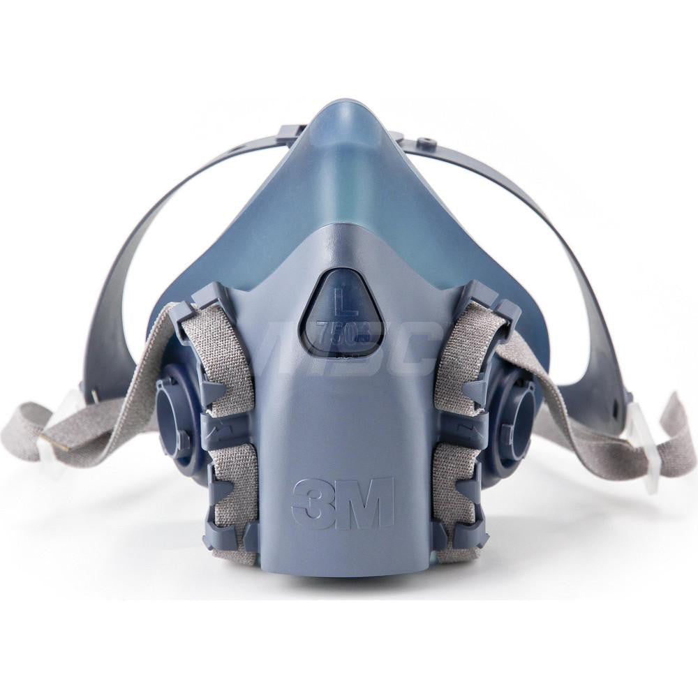 3M 7100134949 Half Facepiece Respirator Silicone, Bayonet, Large