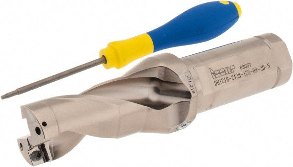 Iscar 3201800 Indexable Insert Drill DR12192438125092DN, 1-7/32" Max Dia, 2xD, 1-1/4" Shank Dia
