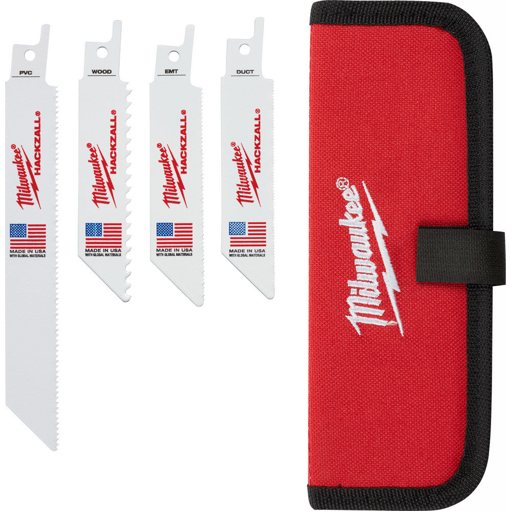 Milwaukee Tool 49-22-0220 10 Piece, 4" Long x 0.035" Thick, Bi-Metal Reciprocating Saw Blade Set