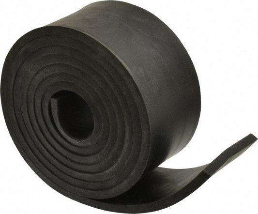 USA Industrials BULK-RS-N70-269 Rubber Strip Neoprene, 3/16" Thick, 2" Wide, 5' Long, Black