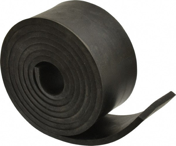 USA Industrials BULK-RS-N70-269 Rubber Strip Neoprene, 3/16" Thick, 2" Wide, 5' Long, Black