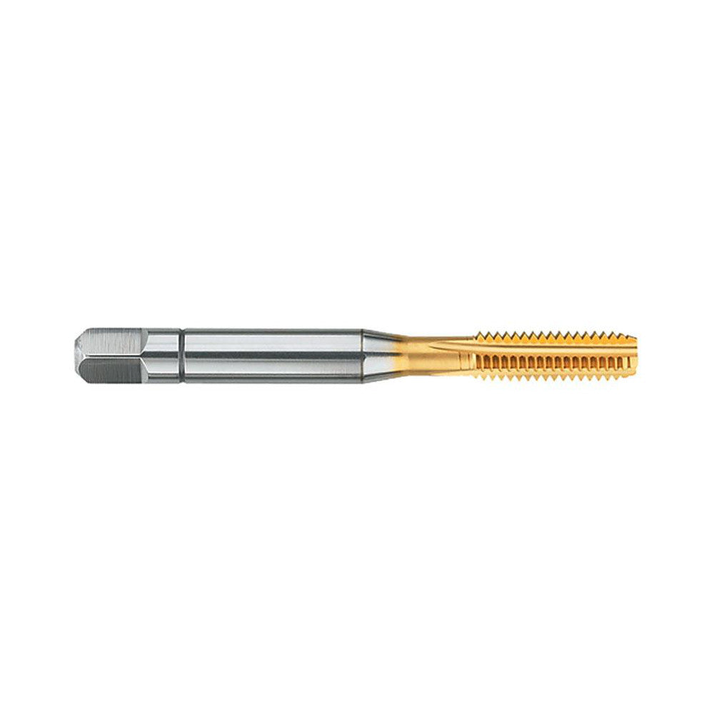 Balax 54035-01T Straight Flute Tap #10-32 UNF, 4 Flute, Bottoming Chamfer, Cobalt, Titanium Nitride Finish