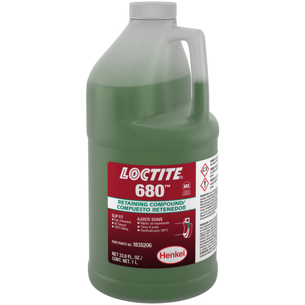 Loctite 1835206 Retaining Compound 1 L Bottle, Green, Liquid