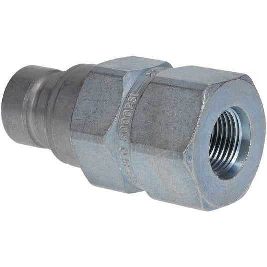 Parker FEM-502-8FO Hydraulic Hose Female Straight Thread Nipple 1/2", 3/4-16, 5,000 psi