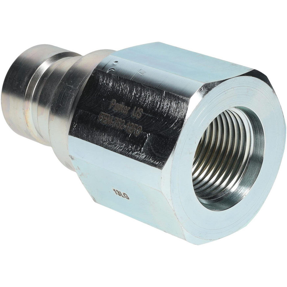 Parker FEM-752-12FO Hydraulic Hose Female Straight Thread Nipple 3/4", 1-1/16-12, 3,625 psi