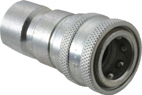 Parker H3-62-T8 Hydraulic Hose Female Straight Thread Coupler Hose Size 3/8", 3/4-16 Thread, 4,000 psi