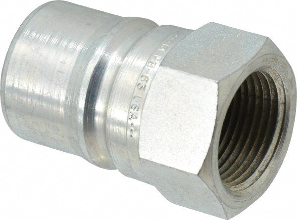 Parker H8-63 Hydraulic Hose Female Pipe Rigid Fitting Hose Size 1", 1" Thread, 2,000 psi
