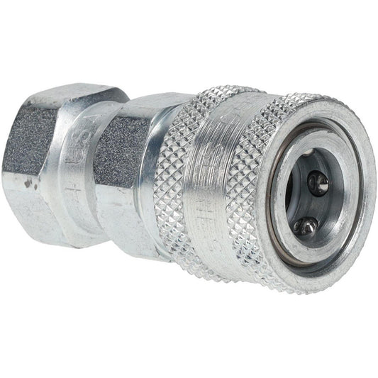 Parker 6601-4-4 Hydraulic Hose Female Pipe Rigid Fitting Hose Size 1/4", 1/4" Thread, 5,000 psi