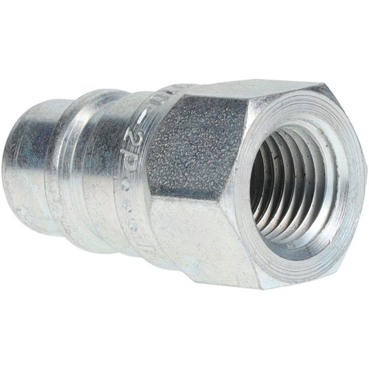 Parker 4010-2P Hydraulic Hose Female Pipe Rigid Fitting Hose Size 1/4", 1/4" Thread, 5,000 psi