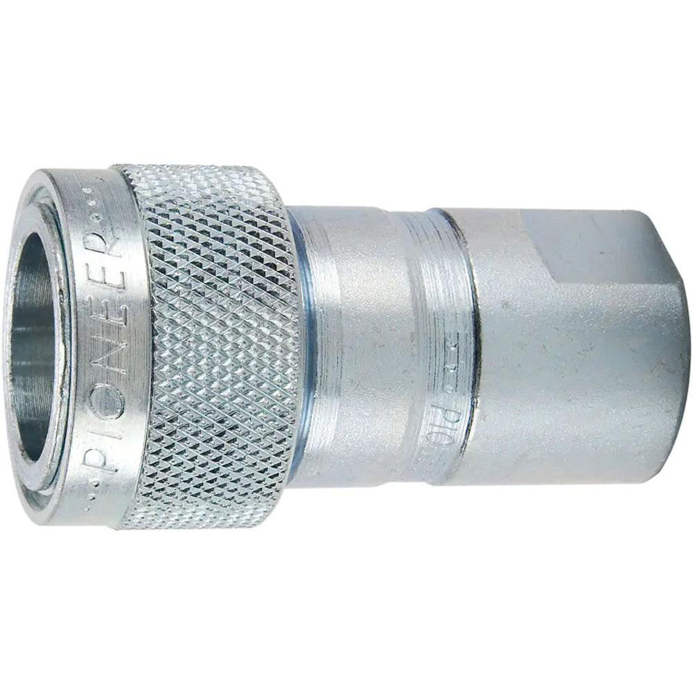 Parker 4050-6P Hydraulic Hose Poppet Female Pipe Thread Coupler Hose Size 1", 1" Thread, 3,000 psi