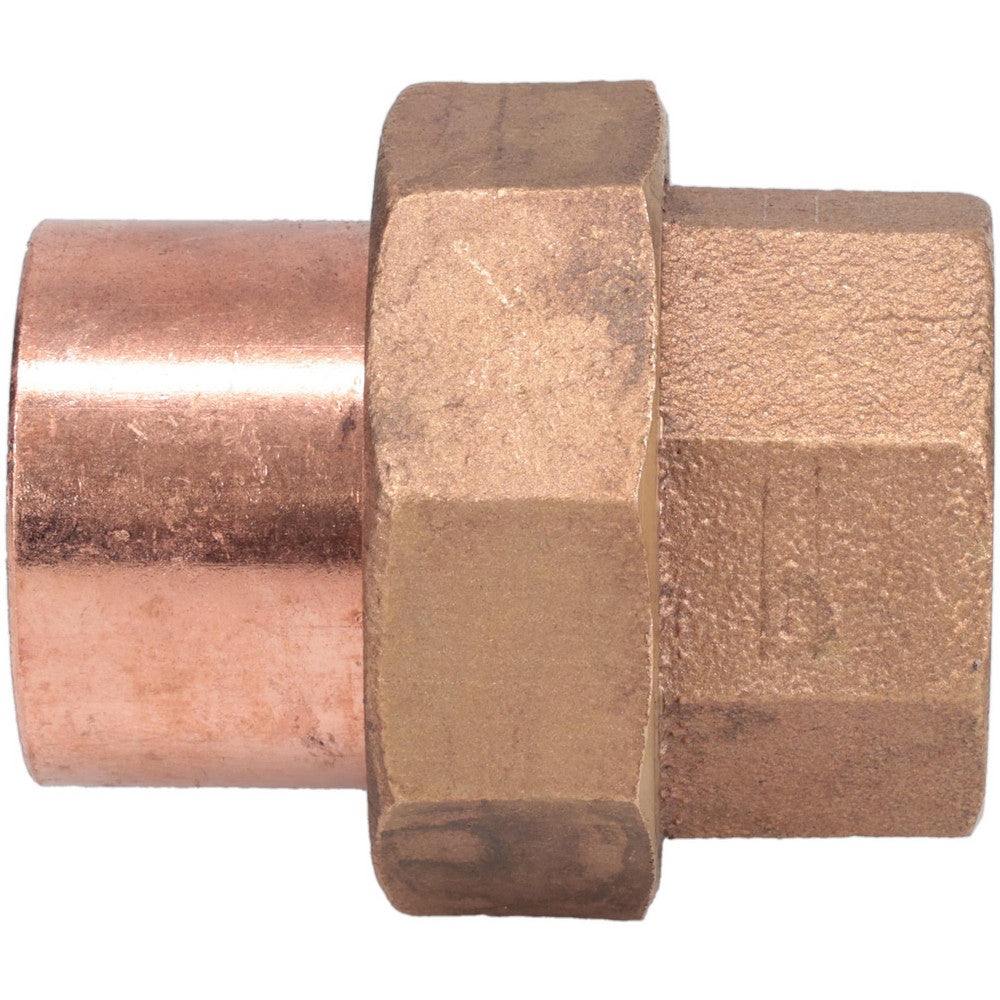 NIBCO B255650 Cast Copper Pipe Union 1-1/2" Fitting, C x C, Pressure Fitting