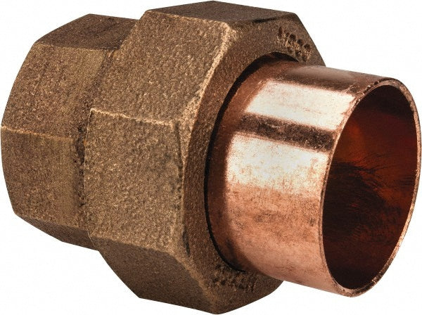 NIBCO B255600 Cast Copper Pipe Union 1-1/4" Fitting, C x C, Pressure Fitting