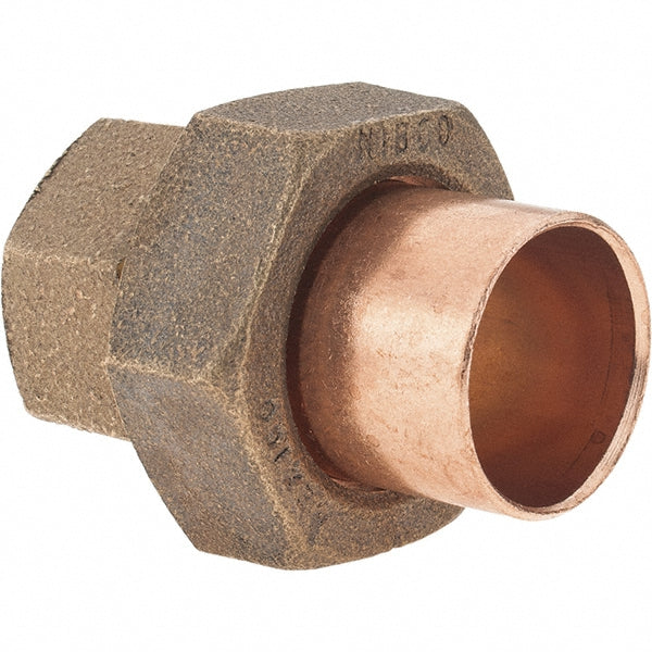 NIBCO B255500 Cast Copper Pipe Union 3/4" Fitting, C x C, Pressure Fitting