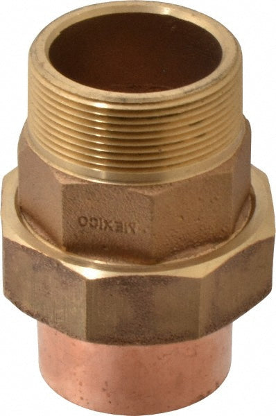 NIBCO B260650 Cast Copper Pipe Union 2" Fitting, C x M, Pressure Fitting