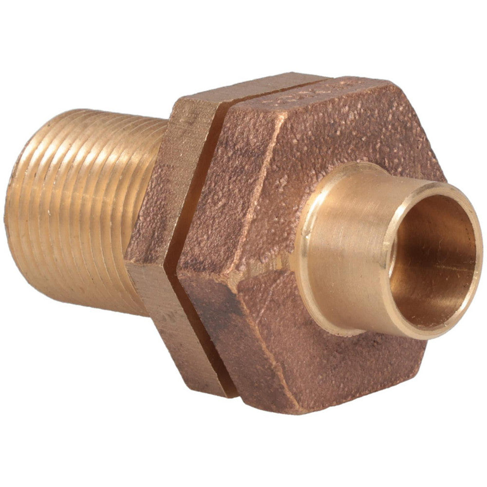 NIBCO B351300 Cast Copper Pipe Bulkhead 1/2" Fitting, C x F, Pressure Fitting