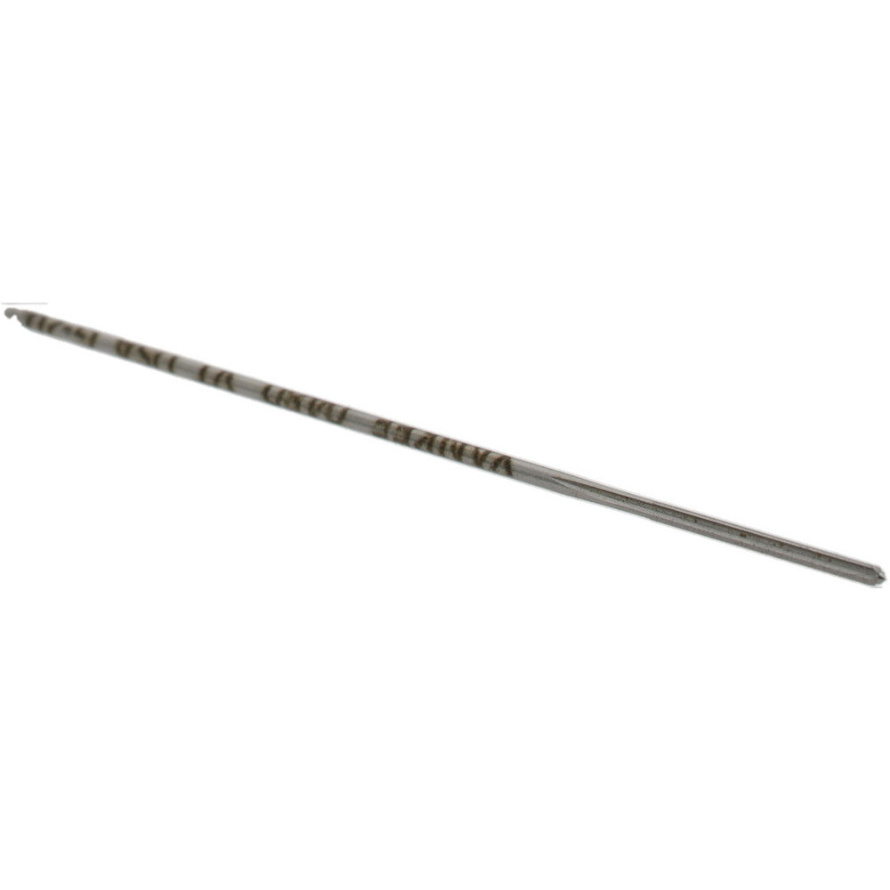 Hertel Reamers 433-0.0480 Chucking Reamer 0.0480" Dia, 2-1/2" OAL, 1/2" Flute Length, Straight Flute, Straight-Cylindrical Shank, HSS