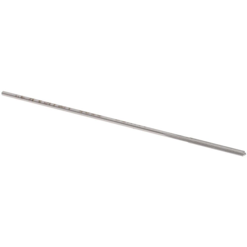 Hertel Reamers 433-0.0500 Chucking Reamer 0.0500" Dia, 2-1/2" OAL, 1/2" Flute Length, Straight Flute, Straight-Cylindrical Shank, HSS