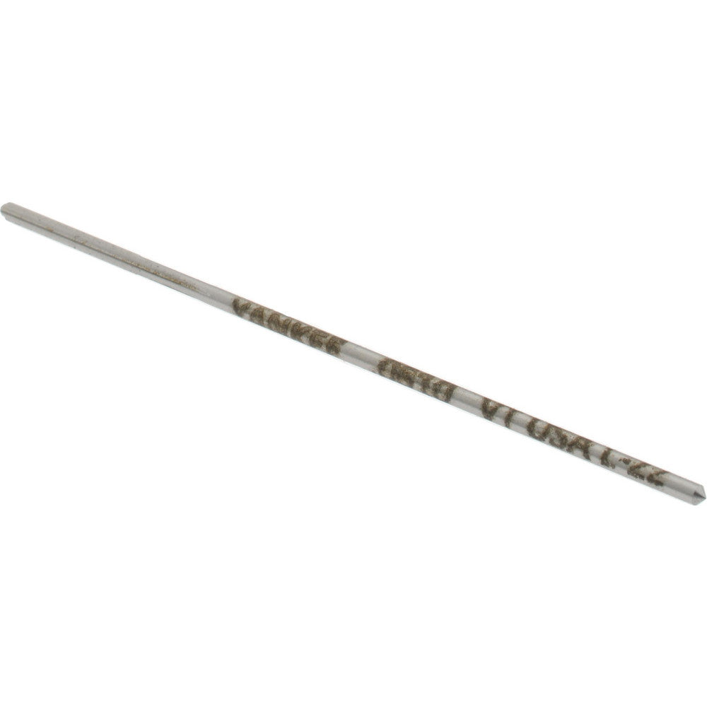 Hertel Reamers 433-0.0610 Chucking Reamer 0.0610" Dia, 2-1/2" OAL, 1/2" Flute Length, Straight Flute, Straight-Cylindrical Shank, HSS