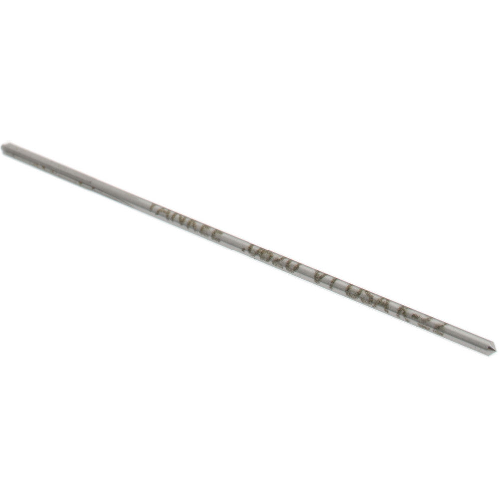 Hertel Reamers 433-0.0620 Chucking Reamer 0.0620" Dia, 2-1/2" OAL, 1/2" Flute Length, Straight Flute, Straight-Cylindrical Shank, HSS