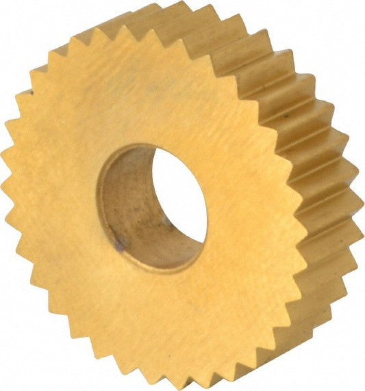 Dorian Tool 73310126506 Standard Knurl Wheel 3/4" Dia, 90 &deg Tooth Angle, 14 TPI, Straight, Cobalt