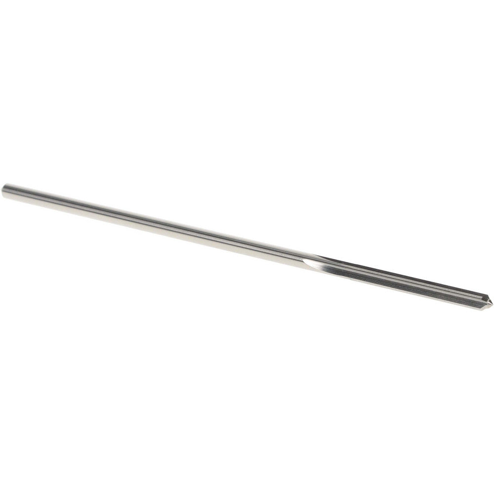 Hertel Reamers 433-0.1050 Chucking Reamer 0.1050" Dia, 3-1/2" OAL, 7/8" Flute Length, Straight Flute, Straight-Cylindrical Shank, HSS
