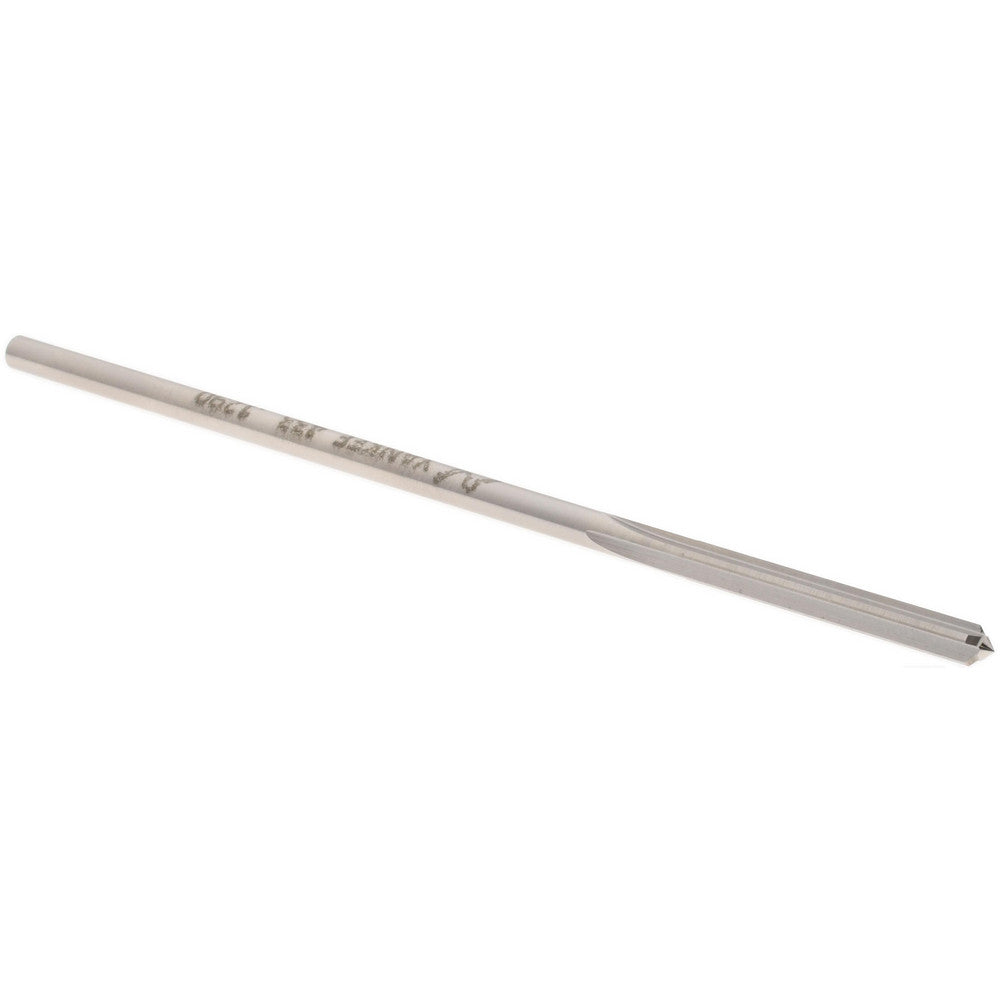 Hertel Reamers 433-0.1290 Chucking Reamer 0.1290" Dia, 3-1/2" OAL, 7/8" Flute Length, Straight Flute, Straight-Cylindrical Shank, HSS