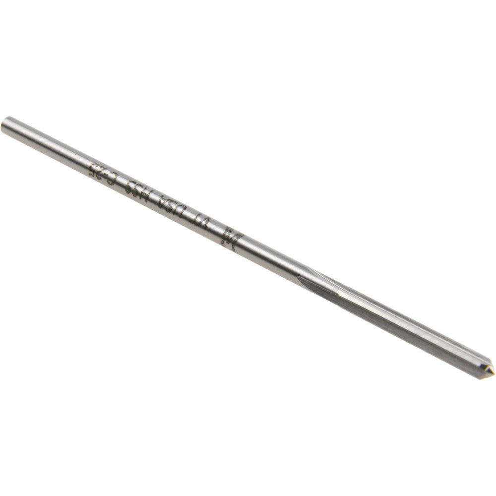 Hertel Reamers 433-0.1305 Chucking Reamer 0.1305" Dia, 3-1/2" OAL, 7/8" Flute Length, Straight Flute, Straight-Cylindrical Shank, HSS