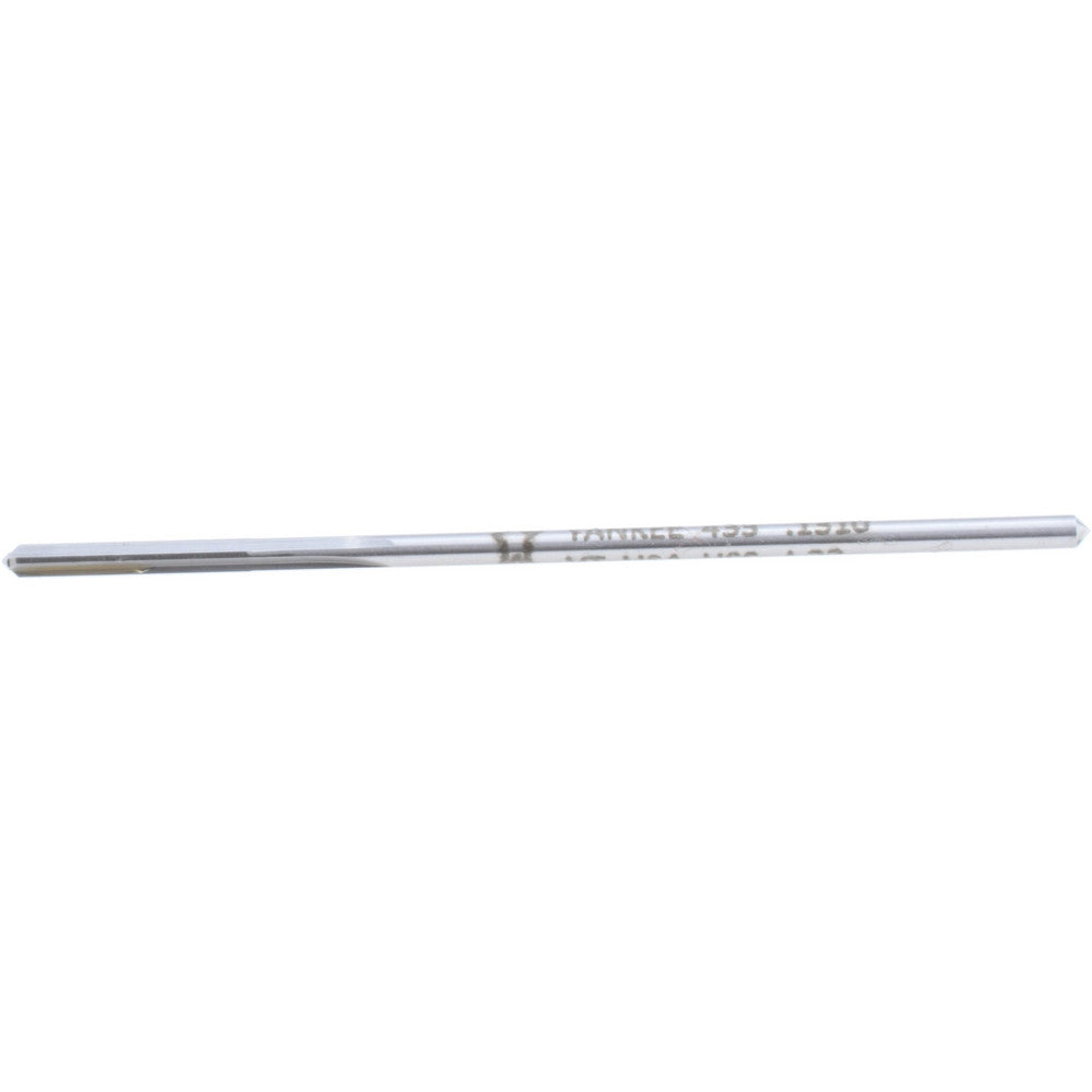 Hertel Reamers 433-0.1310 Chucking Reamer 0.1310" Dia, 3-1/2" OAL, 7/8" Flute Length, Straight Flute, Straight-Cylindrical Shank, HSS