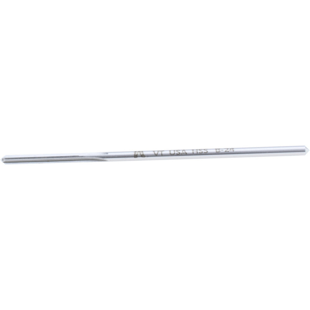 Hertel Reamers 433-0.1370 Chucking Reamer 0.1370" Dia, 4" OAL, 1" Flute Length, Straight Flute, Straight-Cylindrical Shank, HSS
