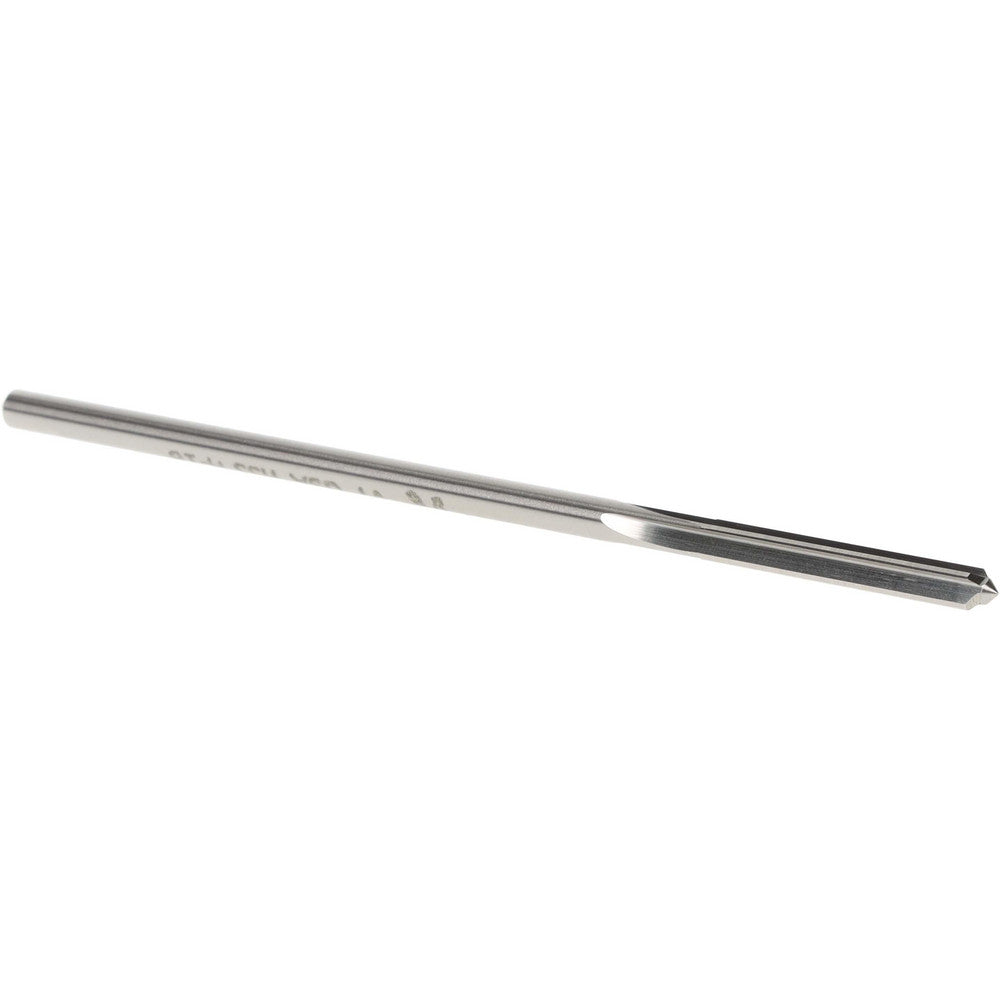 Hertel Reamers 433-0.1510 Chucking Reamer 0.1510" Dia, 4" OAL, 1" Flute Length, Straight Flute, Straight-Cylindrical Shank, HSS