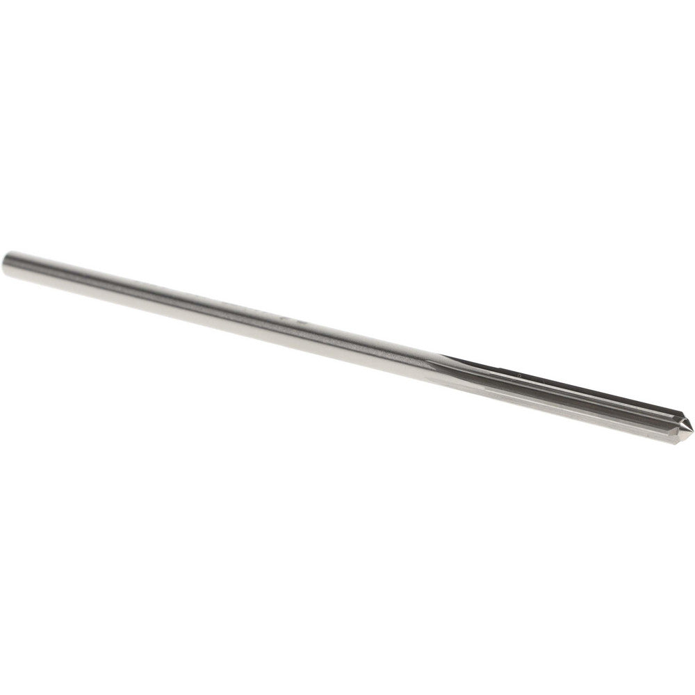 Hertel Reamers 433-0.1585 Chucking Reamer 0.1585" Dia, 4" OAL, 1" Flute Length, Straight Flute, Straight-Cylindrical Shank, HSS