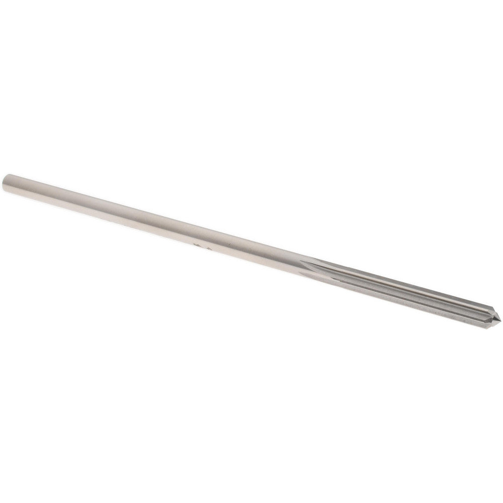 Hertel Reamers 433-0.1620 Chucking Reamer 0.1620" Dia, 4-1/2" OAL, 1-1/8" Flute Length, Straight Flute, Straight-Cylindrical Shank, HSS