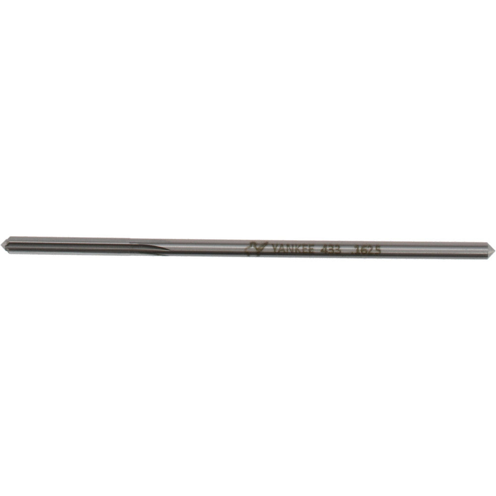 Hertel Reamers 433-0.1625 Chucking Reamer 0.1625" Dia, 4-1/2" OAL, 1-1/8" Flute Length, Straight Flute, Straight-Cylindrical Shank, HSS