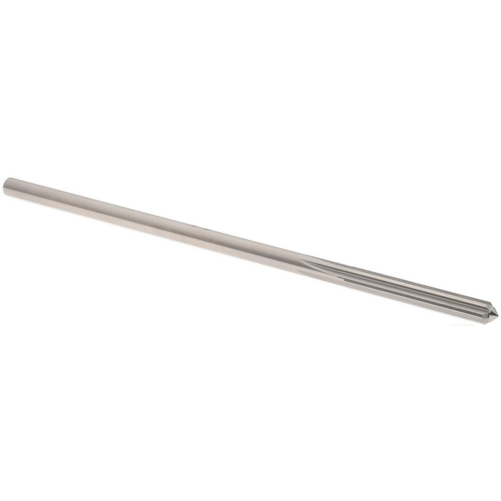 Hertel Reamers 433-0.1630 Chucking Reamer 0.1630" Dia, 4-1/2" OAL, 1-1/8" Flute Length, Straight Flute, Straight-Cylindrical Shank, HSS