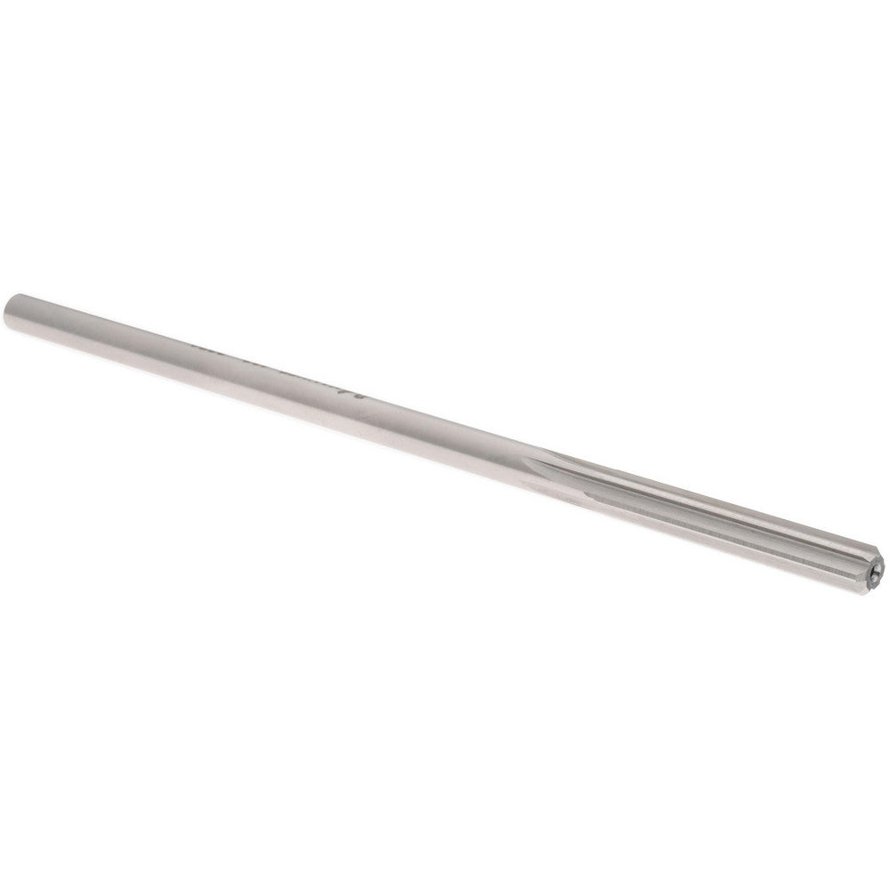Hertel Reamers 433-0.2370 Chucking Reamer 0.2370" Dia, 6" OAL, 1-1/2" Flute Length, Straight Flute, Straight-Cylindrical Shank, HSS