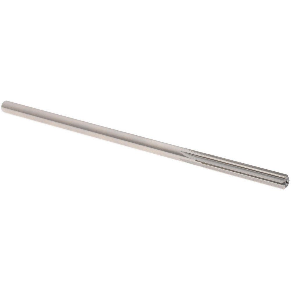 Hertel Reamers 433-0.2470 Chucking Reamer 0.2470" Dia, 6" OAL, 1-1/2" Flute Length, Straight Flute, Straight-Cylindrical Shank, HSS