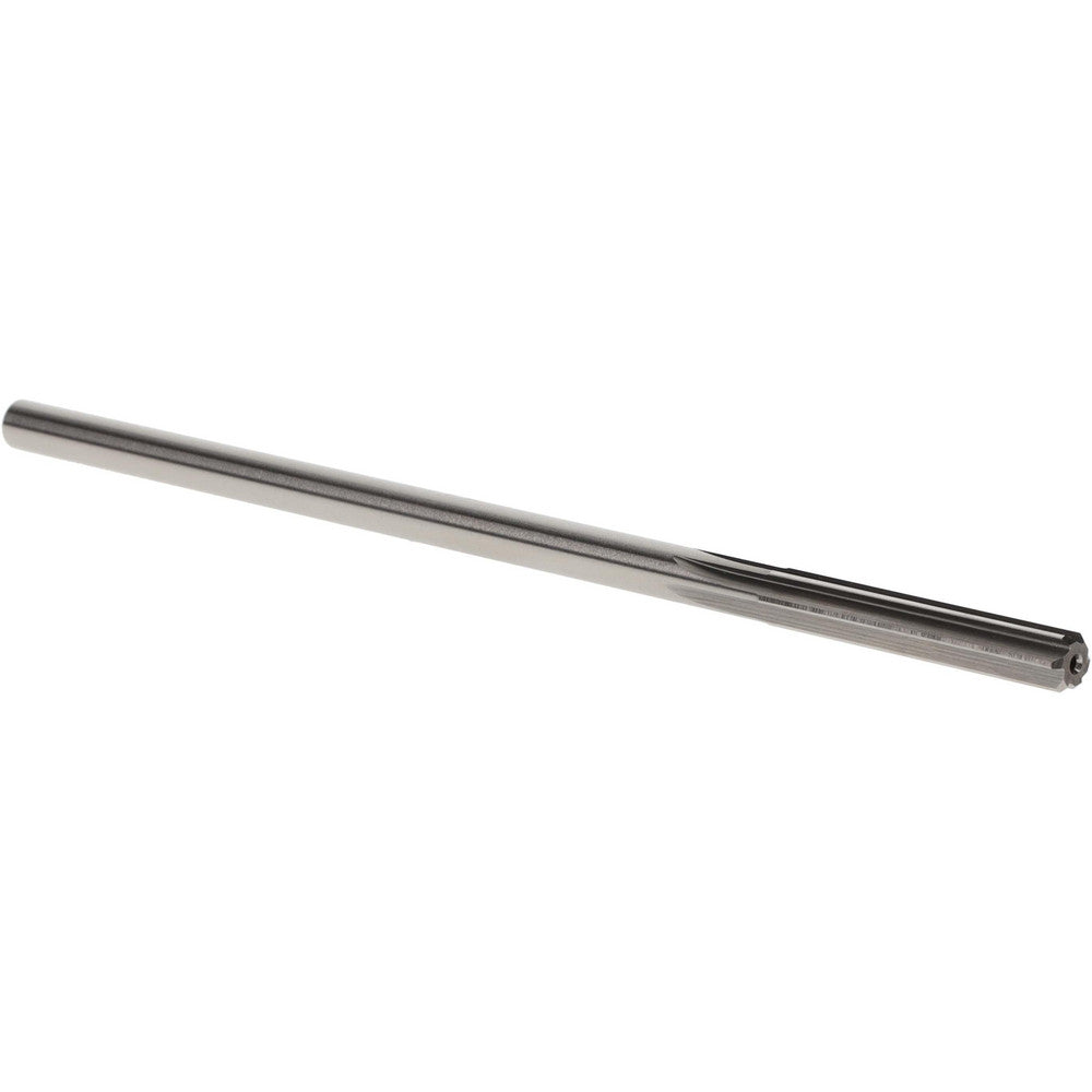 Hertel Reamers 433-0.2525 Chucking Reamer 0.2525" Dia, 6" OAL, 1-1/2" Flute Length, Straight Flute, Straight-Cylindrical Shank, HSS