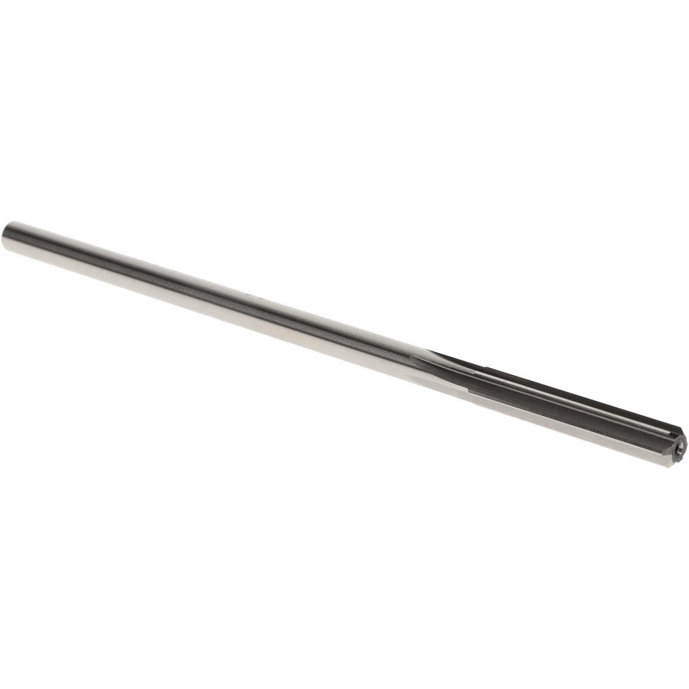 Hertel Reamers 433-0.2535 Chucking Reamer 0.2535" Dia, 6" OAL, 1-1/2" Flute Length, Straight Flute, Straight-Cylindrical Shank, HSS