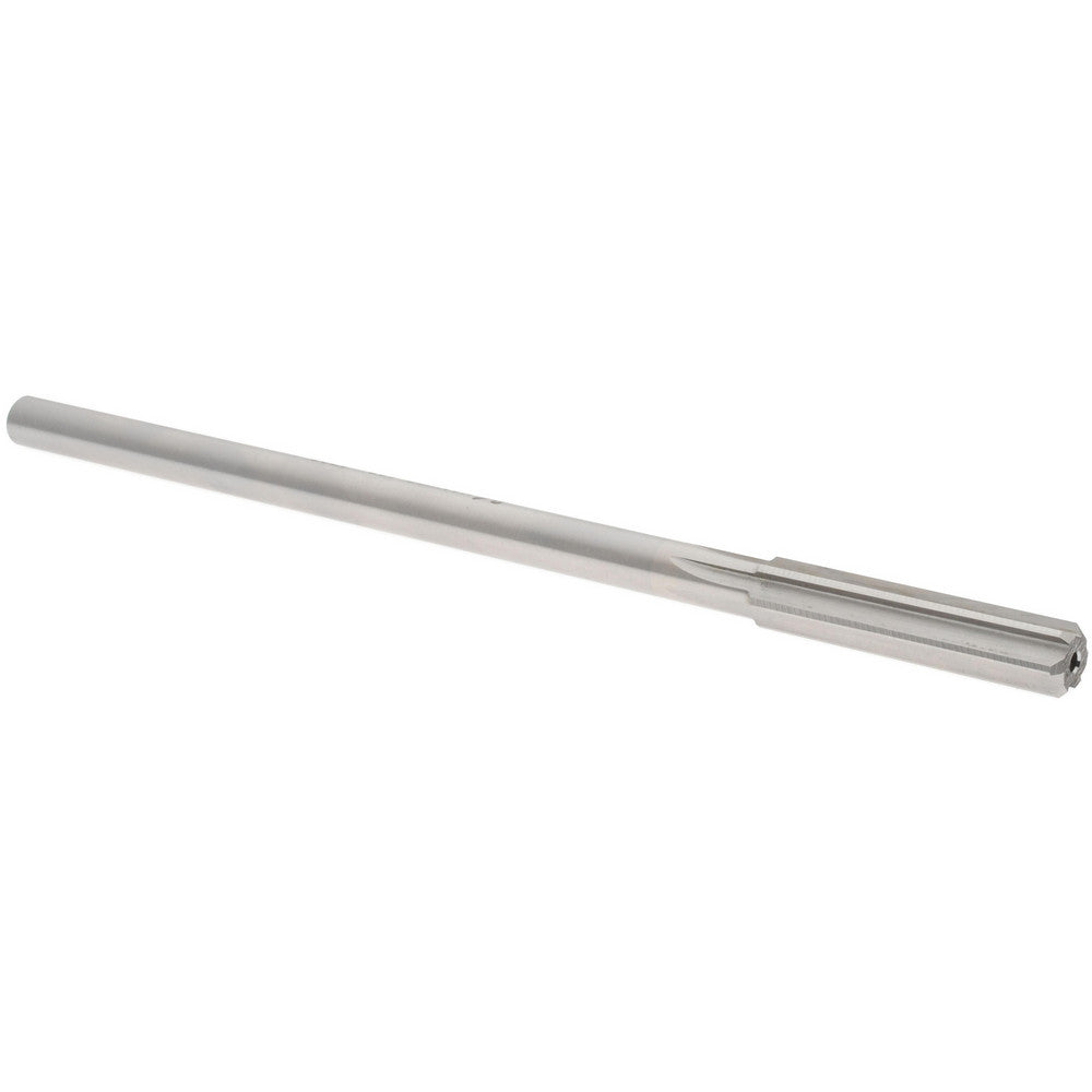 Hertel Reamers 433-0.3700 Chucking Reamer 0.3700" Dia, 7" OAL, 1-3/4" Flute Length, Straight Flute, Straight-Cylindrical Shank, HSS